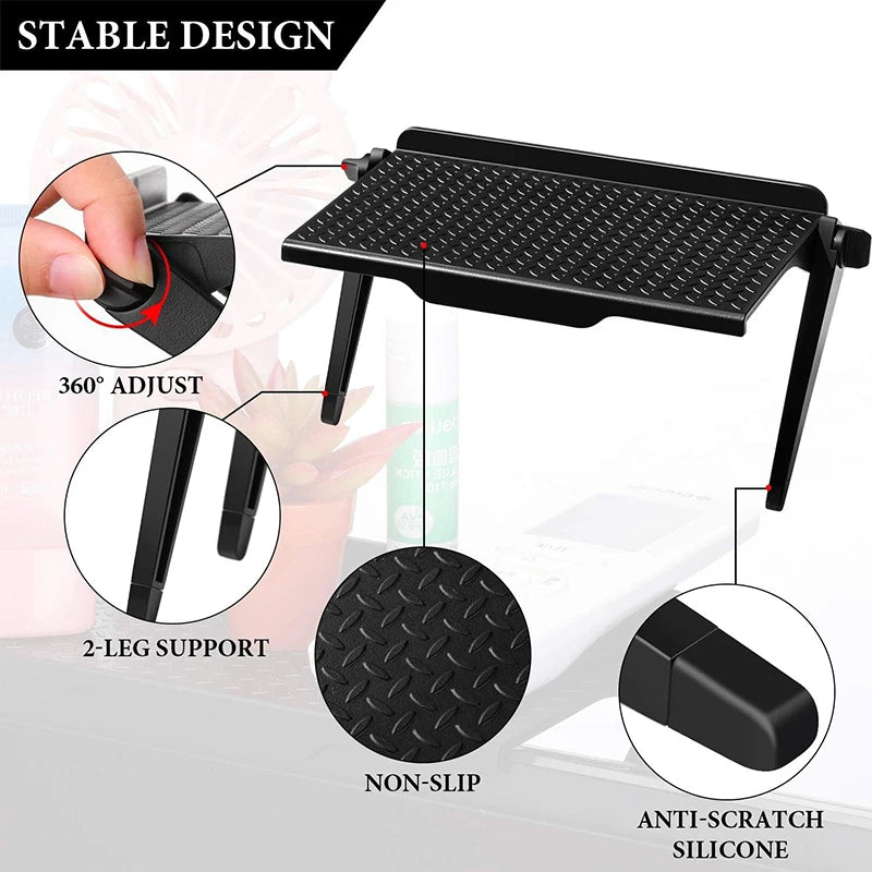 TV Monitor Top Storage Shelf & Desk Organizer Rack – ABS