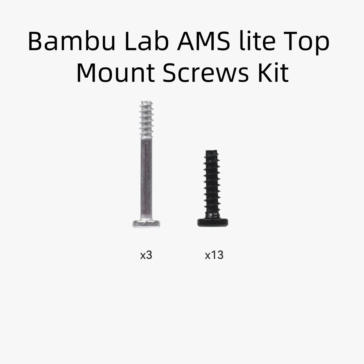 Bambu Lab Screws Kit – X1, P1, A1 Series & AMS Lite Mount