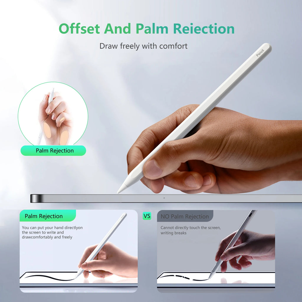EGYAL iPad Stylus Pen Magnetic Wireless Charging 2X Fast