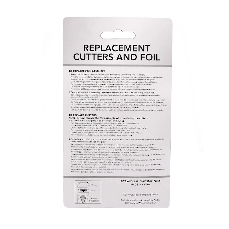 SONAR Replacement Shaver Blades for Andis 17160 17170 17250