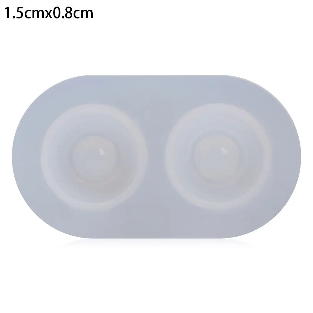 Silicone Eyeball Casting Mold – Half Round DIY Doll Eye Mould