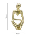 Abstract Thinker Resin Statue – Modern Home Décor Figurine