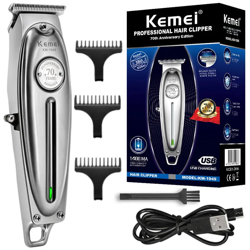 Kemei KM-1949 Professional Cordless Hair Clipper & Trimmer