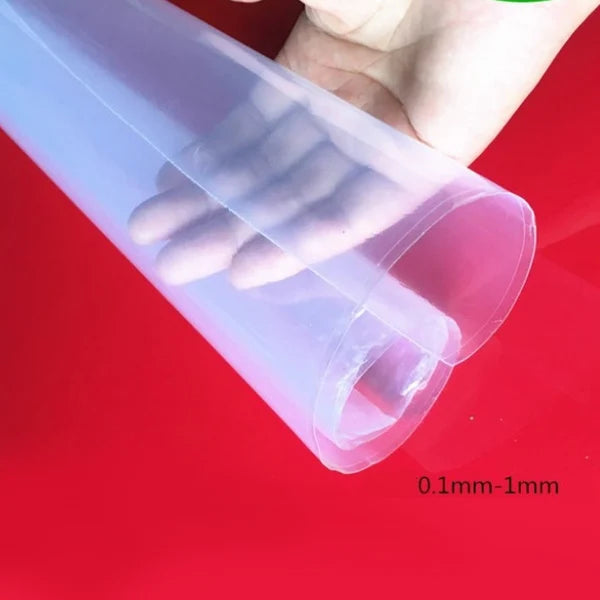 Transparent Silicone Rubber Sheet 500x500mm | 0.1–1mm Thick