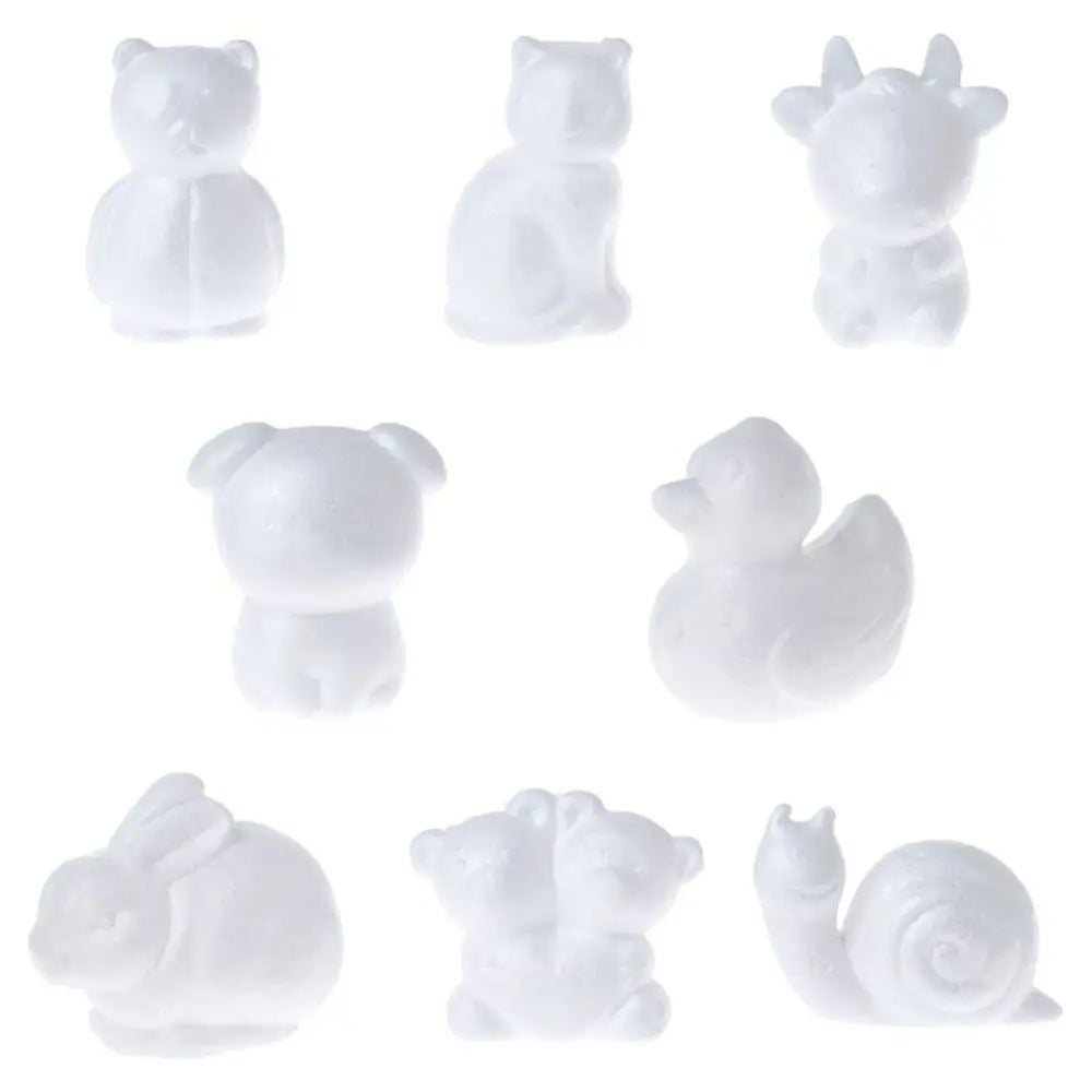 White Styrofoam Animal Shapes – DIY Foam Craft Models
