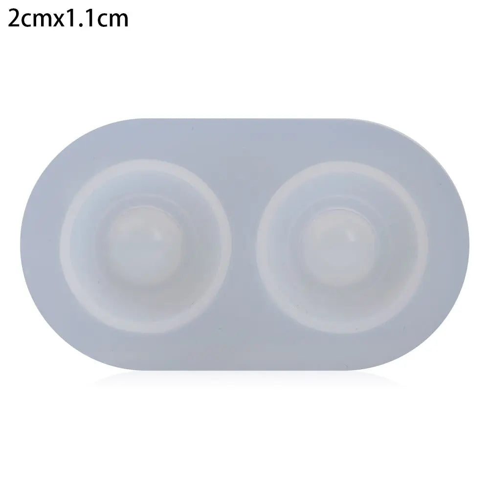 Silicone Eyeball Casting Mold – Half Round DIY Doll Eye Mould