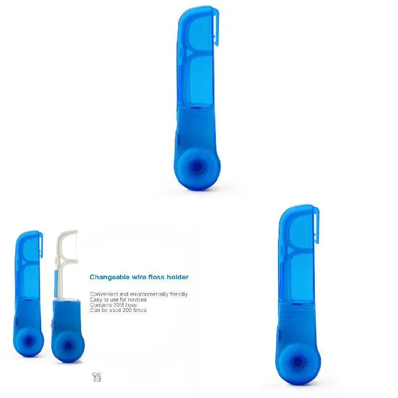 Replaceable Dental Floss Holder + 30M Ultra-Fine Floss