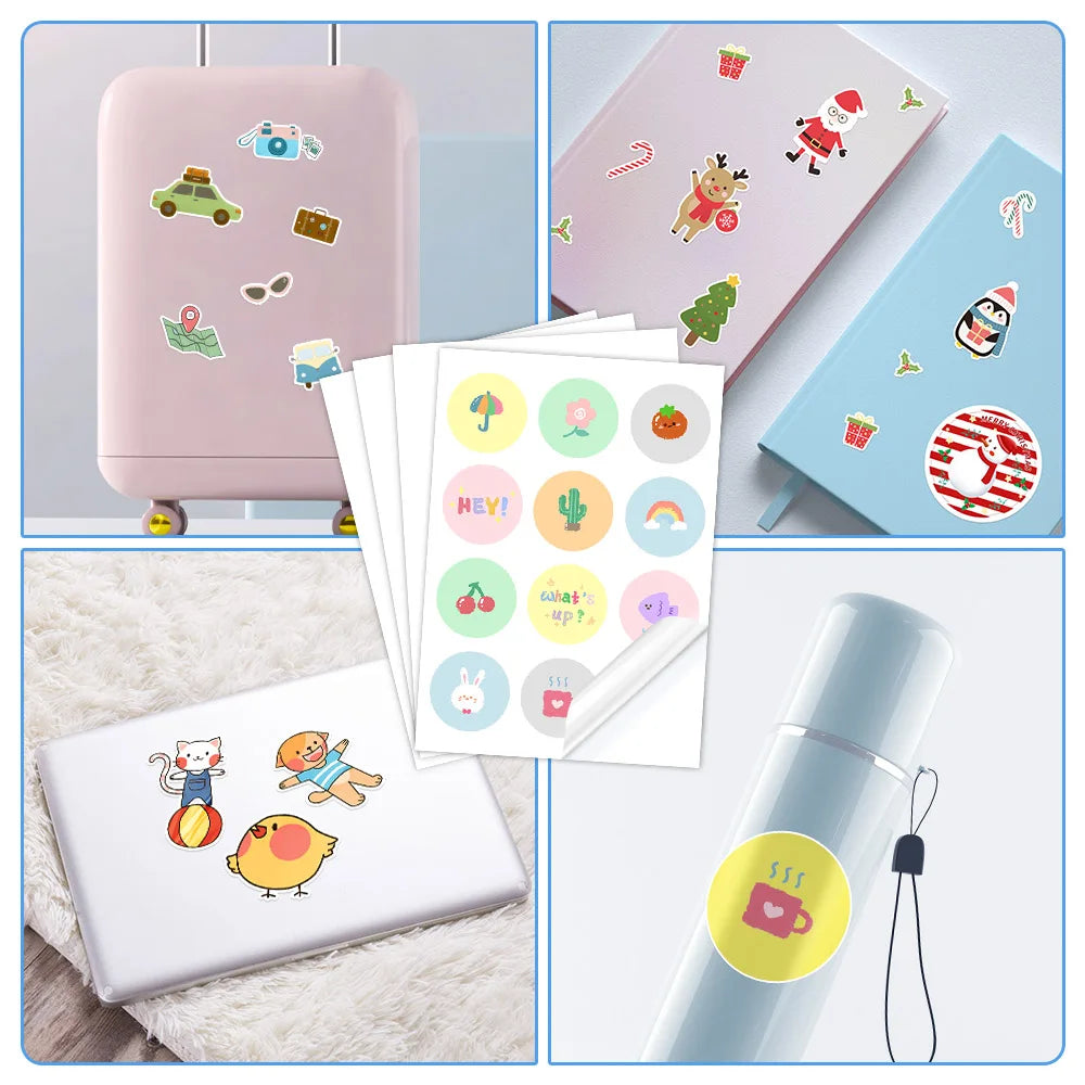 A4 Printable Vinyl Sticker Paper – Waterproof Inkjet Sheets