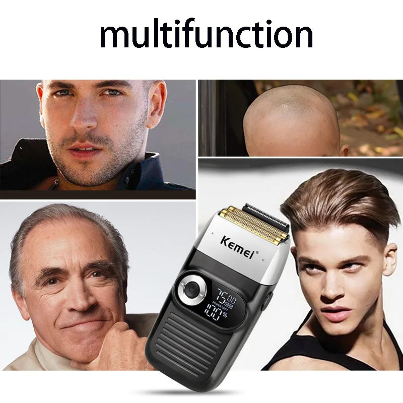 Kemei KM-2026 Men's Rechargeable Electric Shaver Twin Blade