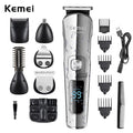 Kemei KM-8508 6-in-1 Waterproof Beard & Hair Trimmer for Men