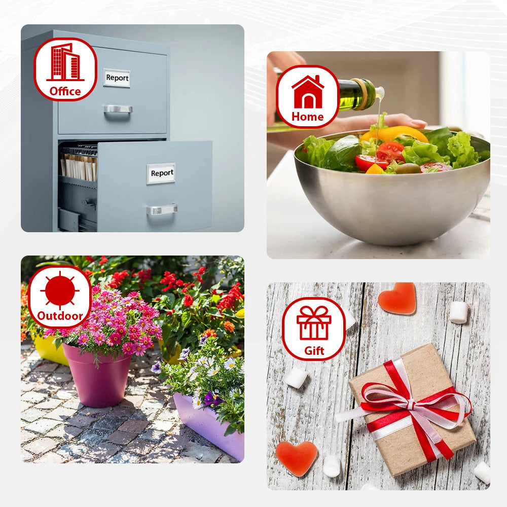 Labelwell Compatible Dymo D1 Label Tape 6/9/12mm – 45013 43613
