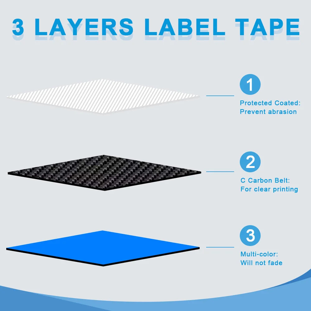 Labelwell 24mm Brother P-Touch Compatible Label Tape – 8m Roll