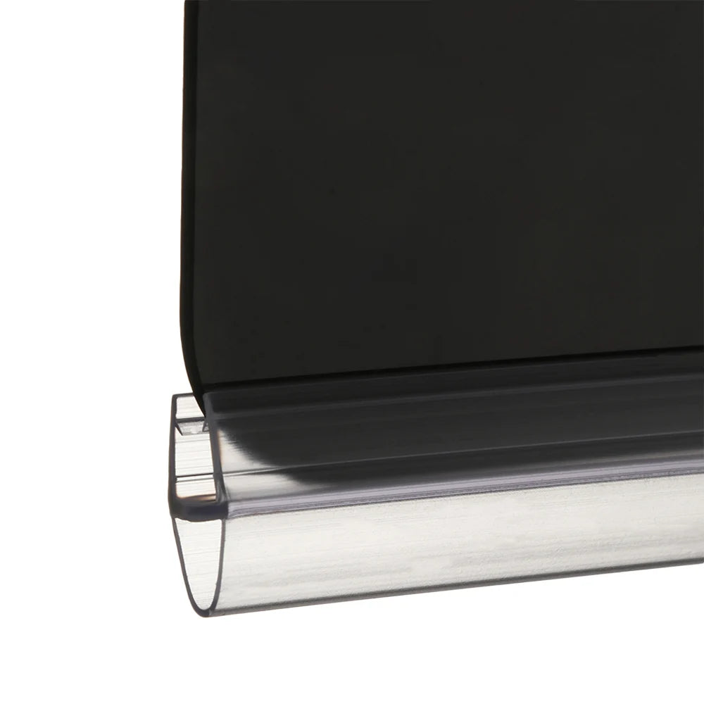 Transparent PVC Shower Door Seal Strip 4–12mm Glass Weatherstrip
