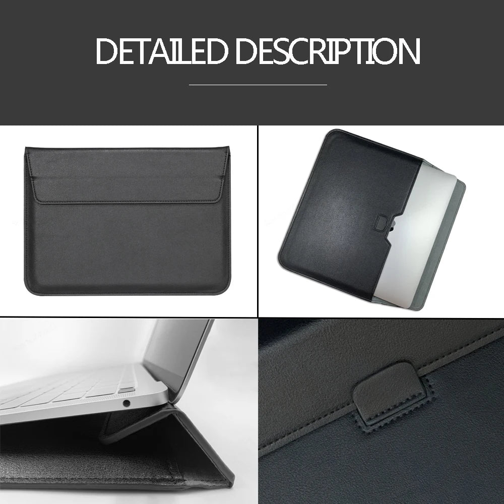 EGYAL MacBook Sleeve Bag | Air Pro 11–16" Waterproof Leather