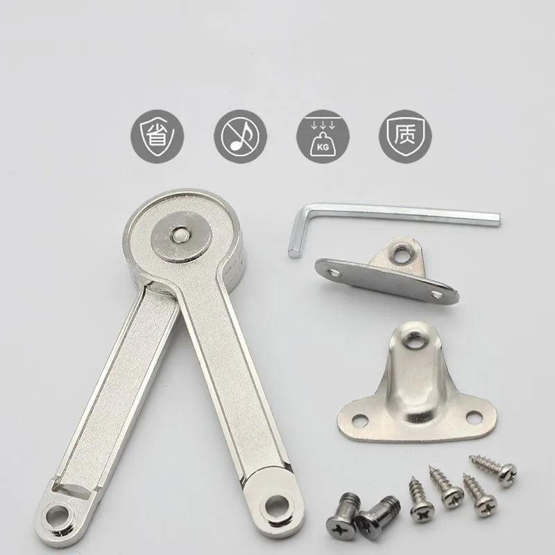 Zinc Alloy Lift-Up Stay Hinge – Adjustable Cabinet Support