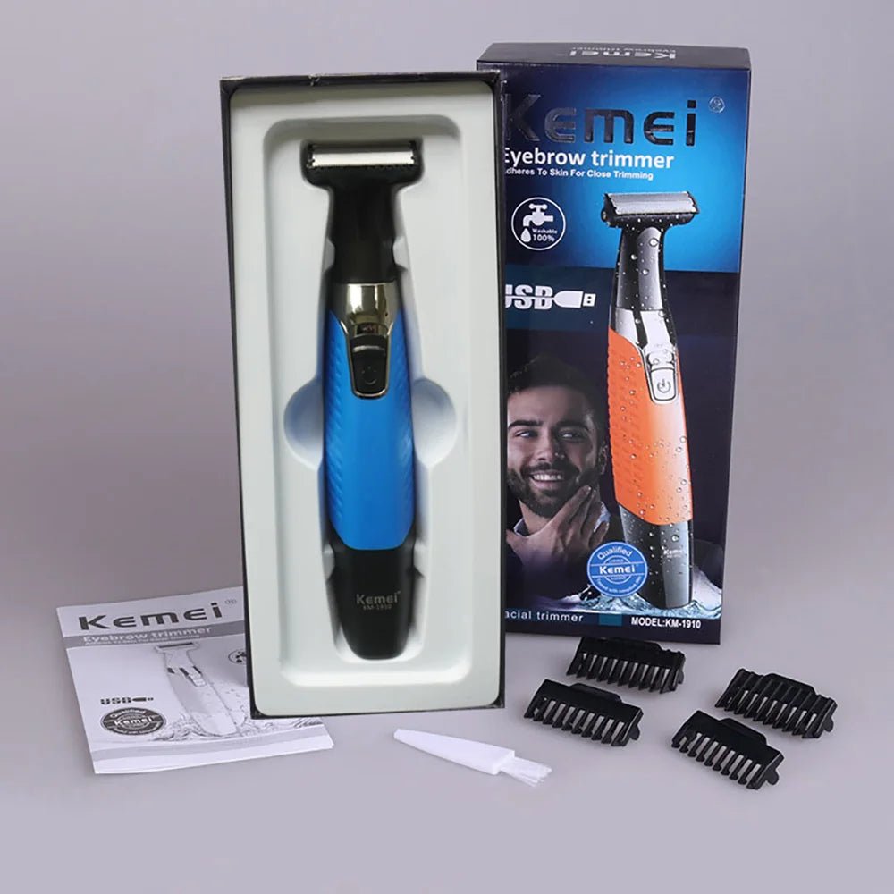 Kemei KM-1910 USB Rechargeable Electric Shaver Men & Women