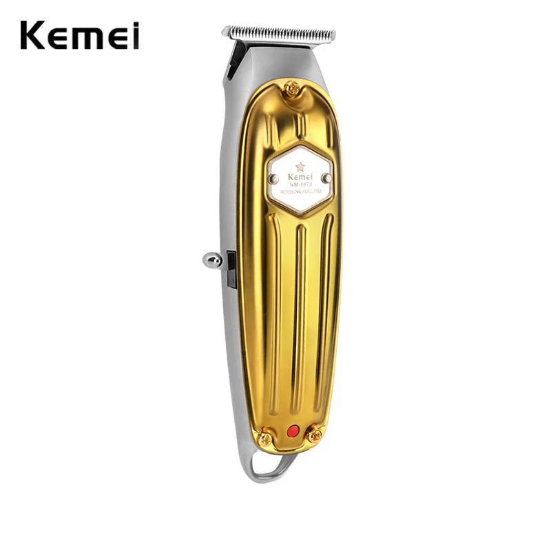 Kemei KM-1973 All-Metal Cordless Hair Clipper & Beard Trimmer