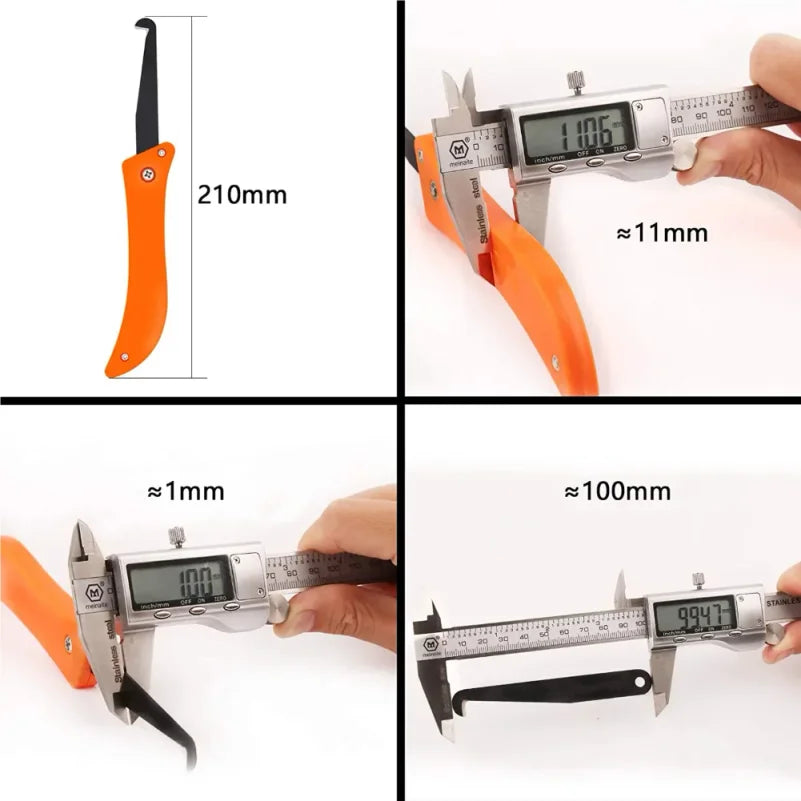 Tungsten Steel Tile Grout Removal Hook Knife & Joint Tool