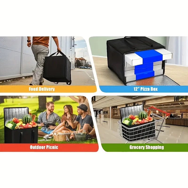 VIBE Insulated Cooler Bag – Portable Aluminum Foil Beverage Bag