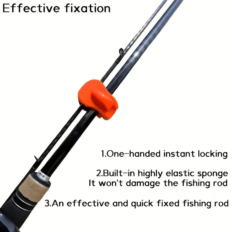 2-Pack Fishing Rod Clips – Anti-Tangle Elastic Organizer