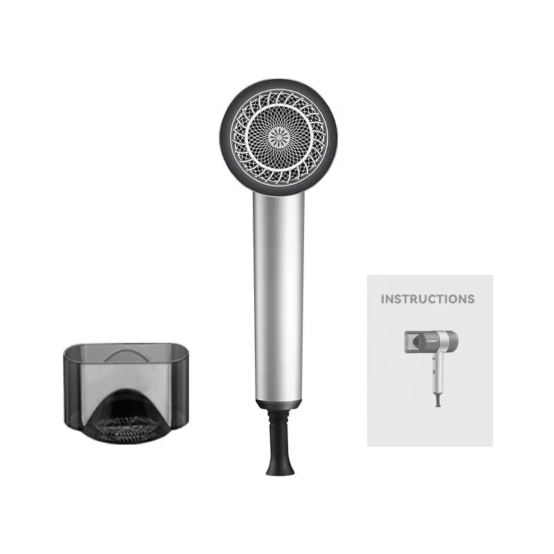 Kemei 1800W Negative Ion Hair Dryer – Lightweight & Fast Drying
