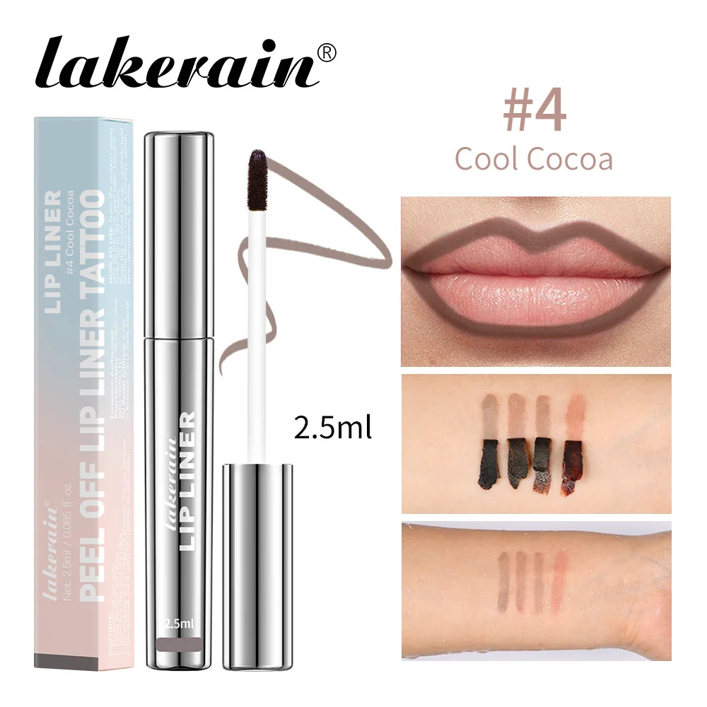 Peel-Off Lip Tint Liner – Waterproof Matte Long-Lasting Color