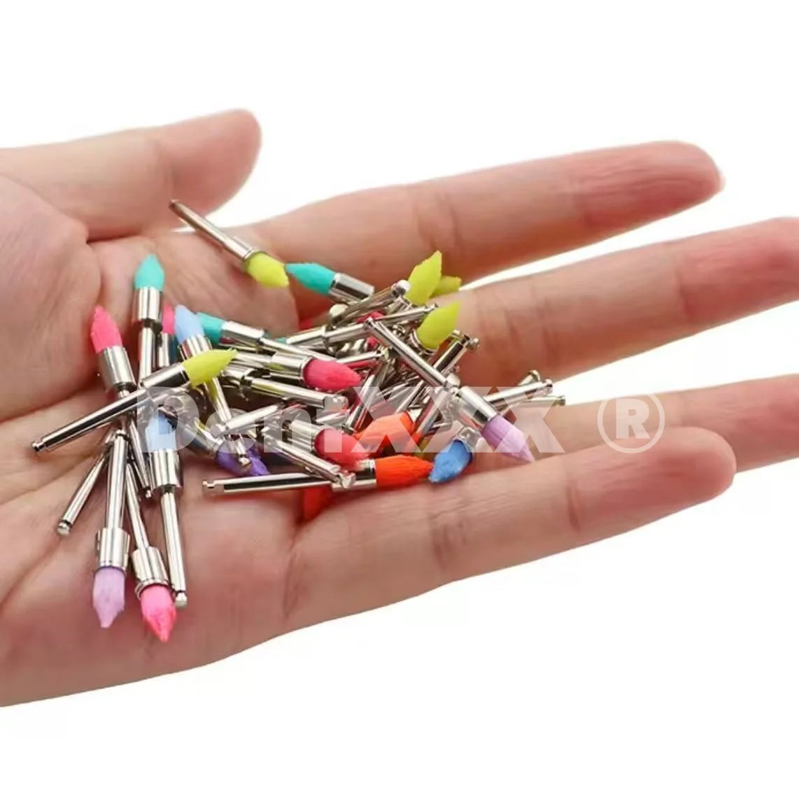 Disposable Pointed Polishing Brushes – Soft Nylon, 50–300 Pcs