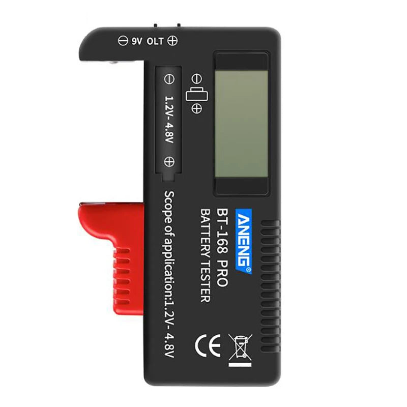 Digital Battery Voltage & Current Tester – AA AAA 9V