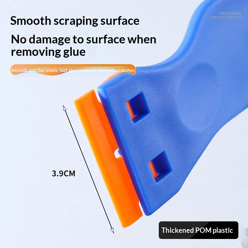Plastic Razor Scraper – Non-Scratch Sticker & Glue Remover