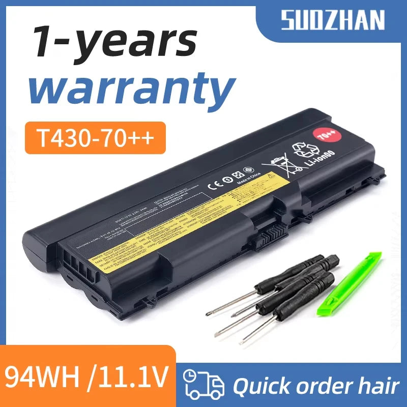 11.1V 94Wh Laptop Battery for Lenovo ThinkPad T420 T430 T530
