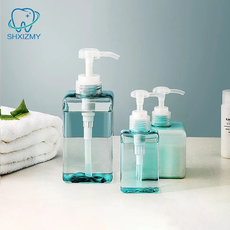 Square Pump Soap Dispenser – Lotion, Shampoo & Shower Gel Bottle