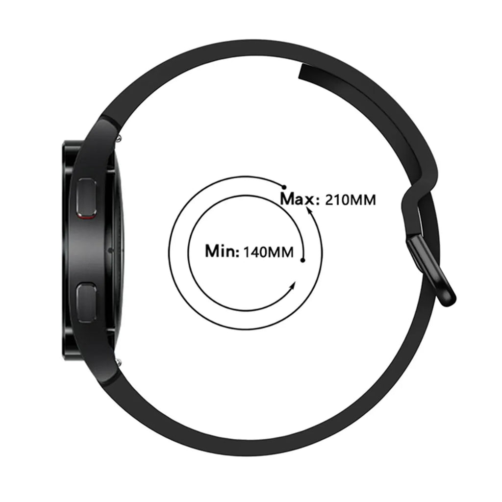 Silicone Samsung Galaxy Watch 4 Band 20mm – 10 Colors
