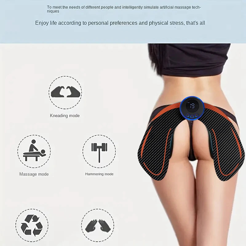 OREADEX EMS Hip Massager – 8 Modes, 19 Levels Body Toner
