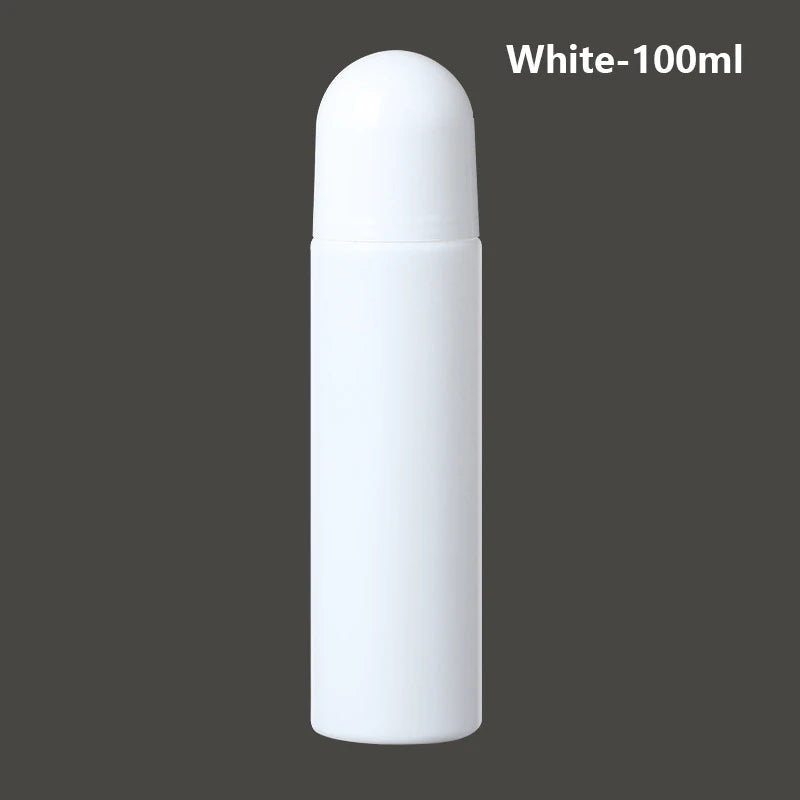 Refillable Roll-On Bottles 30–100ml | Leak-Proof HDPE