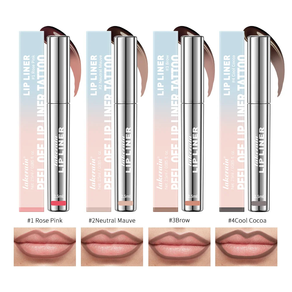 Peel-Off Lip Tint Liner – Waterproof Matte Long-Lasting Color