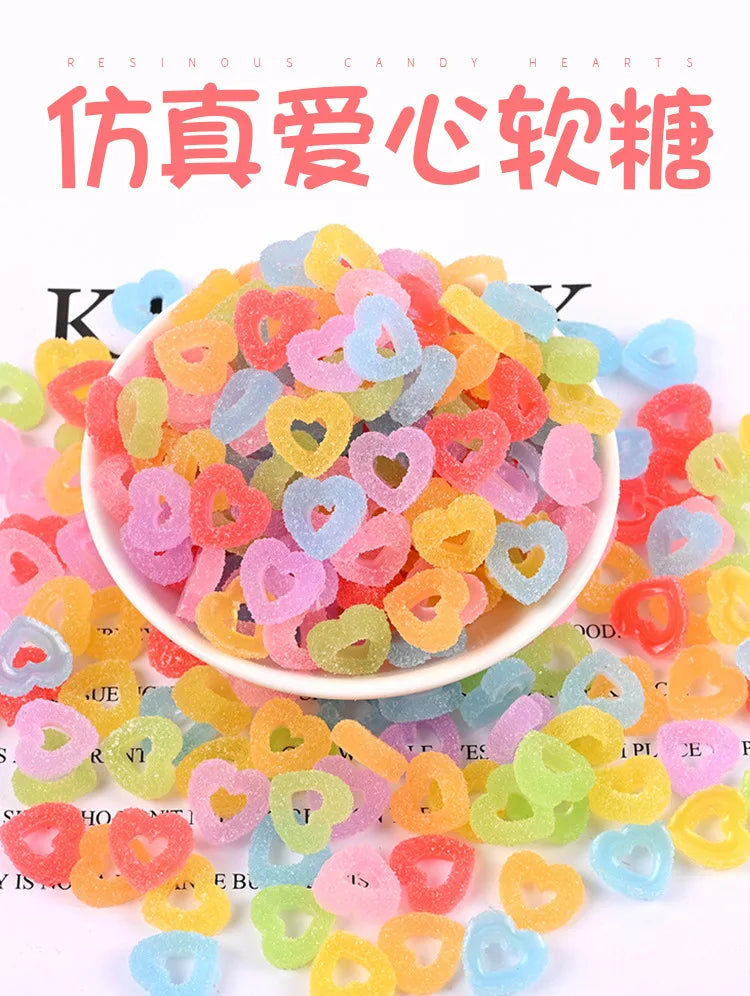 3D Dessert Nail Charms – 20PCS Resin Food Nail Art Decorations
