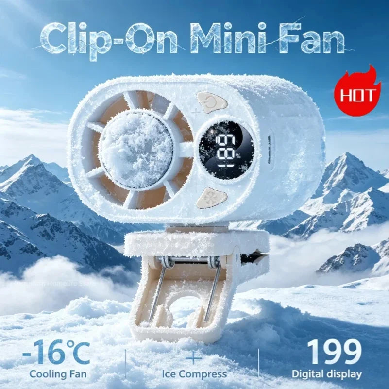 VIBE Clip-On Mini Air Cooler Fan – Bladeless & Portable