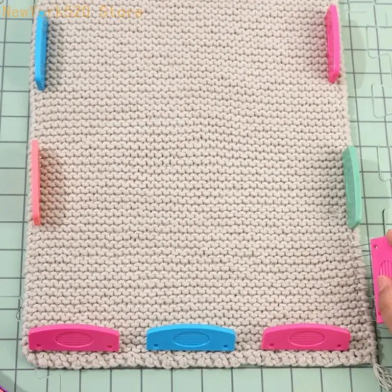 4-Piece Gridded Foam Knitting Blocking Boards & Mat Set