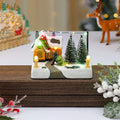 Christmas LED Village Music Box – Glowing Resin Xmas Decor