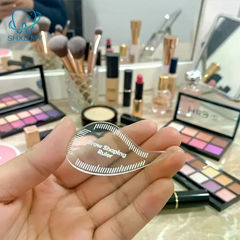 Brow Mapping Ruler Tear Drop Arch PMU Eyebrow Shaping Stencil