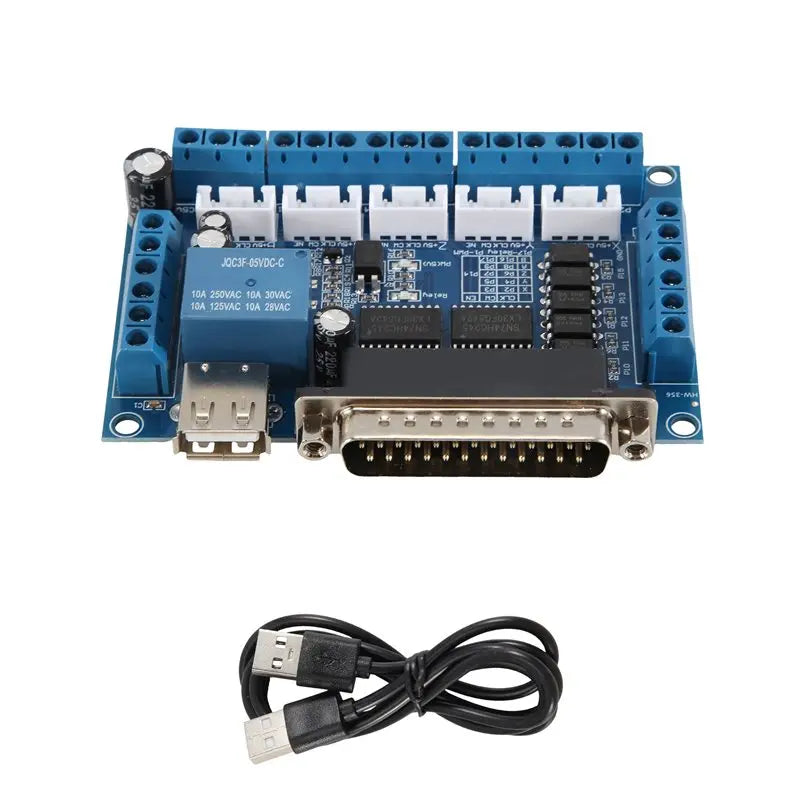 MACH3 CNC 5-Axis Interface Board with Optocoupler & USB