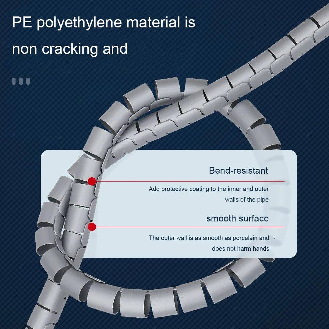Anti-Pet-Bite Wire Protective Sleeve | Plastic Cable Conduit