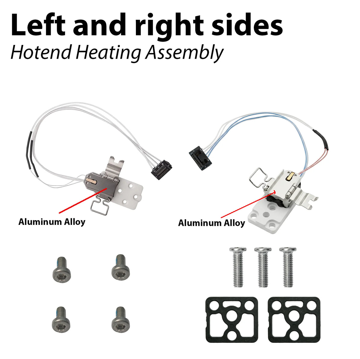 Bambu Lab H2D H2C Hotend Heating Assembly – Heater & Thermistor