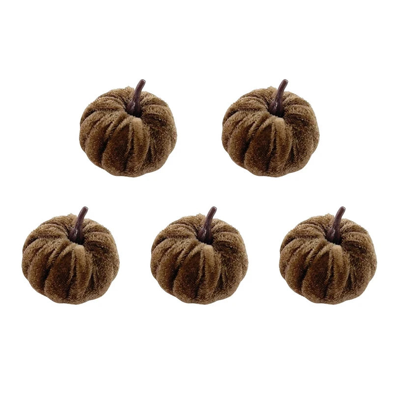 10PCS Halloween Foam Pumpkin Set – 5CM Artificial Decorations