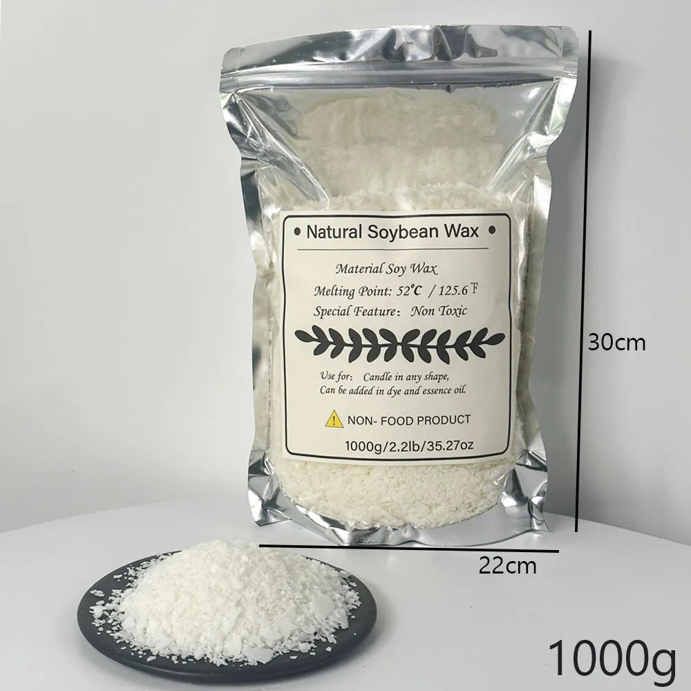 Pure Soy Wax for Candle Making – 100g to 1kg DIY Craft Wax