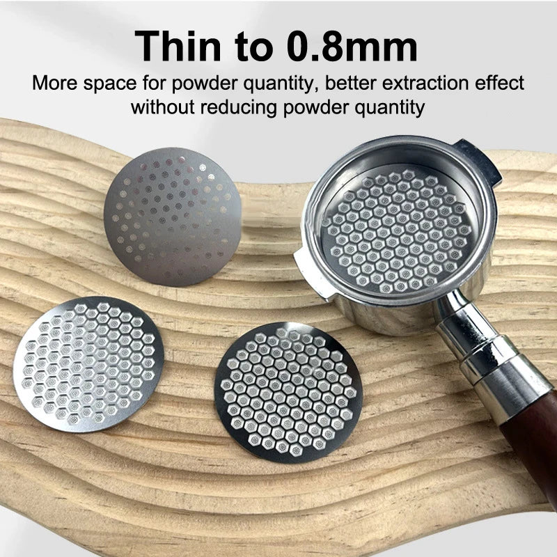 Espresso Puck Screen 51mm 53mm 58.5mm Stainless Steel Filter