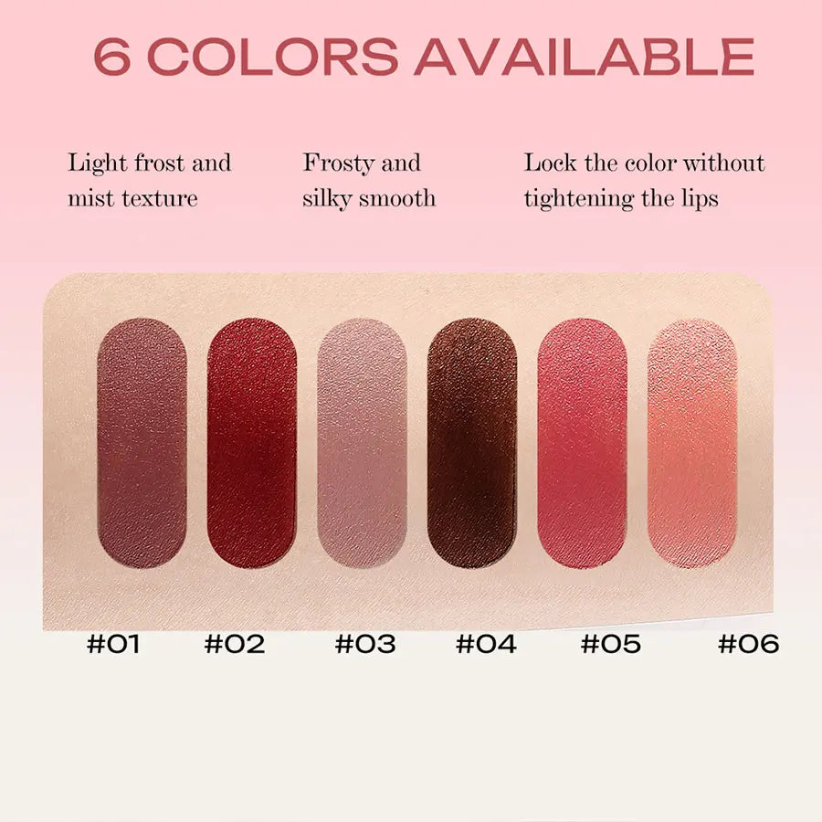 Velvet Matte Lipstick – High-Pigment Long-Lasting Waterproof