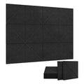 12-Pack 12x12" Acoustic Panels Decorative Soundproofing Wall Tiles