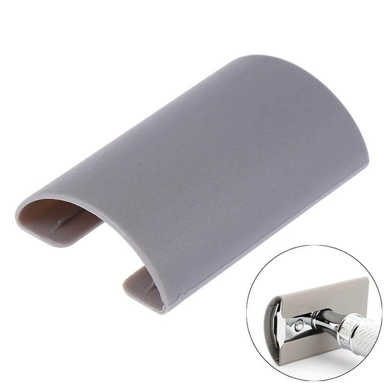 Double Edge Razor Head Cover – Universal Protective Plastic Cap