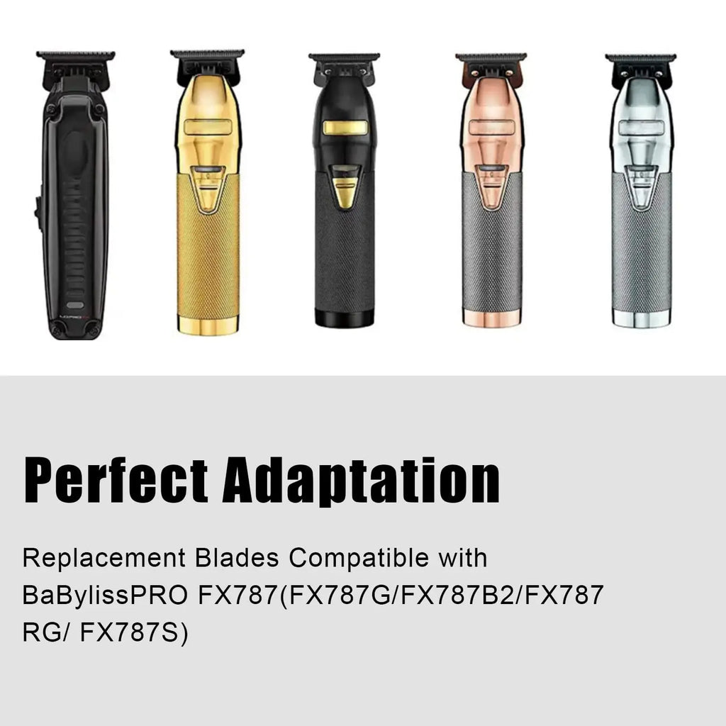 FX707 Gold DLC 2.0 Replacement Blades for BaByliss FX787 FX726